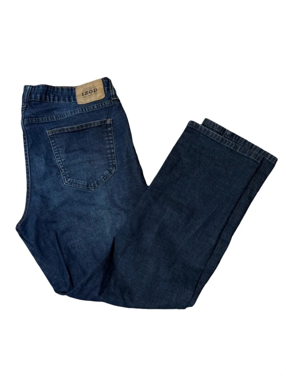 Izod Men's Navy Straight-Leg Jeans
